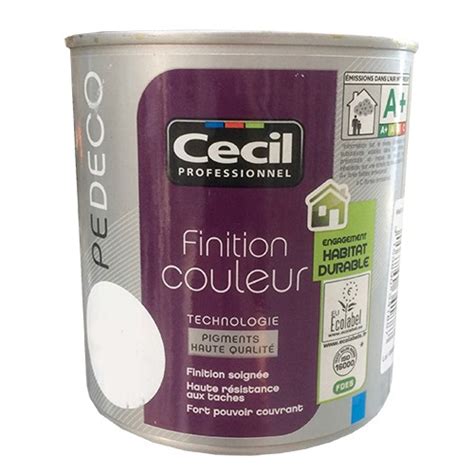 Cecil Peinture Pe Deco Finition Couleur Mat Blanc Pas Cher En Ligne