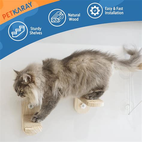 Petkaray Percha Para Ventana De Gato Hamaca Plegable Para Ventana