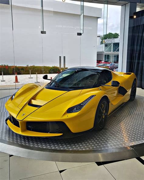 Gorgeous Yellow Ferrari LaFerrari Aperta