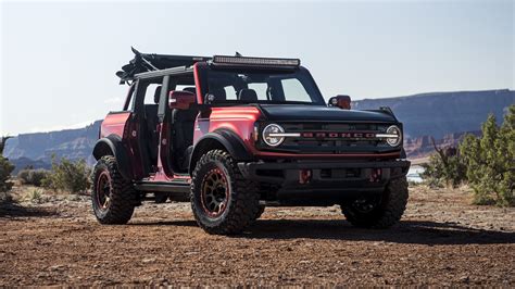 Ford Custom Bronco 4 Door Outer Banks 2021 5k Wallpaper Hd Car