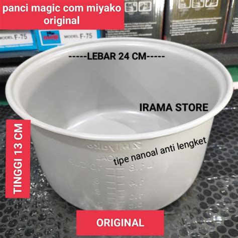 Jual Panci Teflon Magic Miyako Nanoal Liter Original Panci