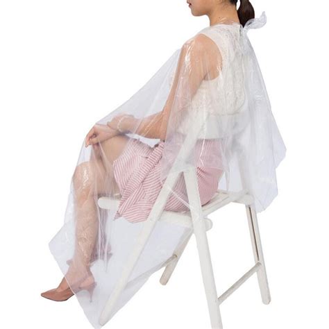 Buy Pcs Disposable Hair Cutting Cape Gowns Unisex Cut Protect Capes