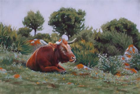 Cow in a Landscape - Emma Colbert - Artist and Illustrator from ...