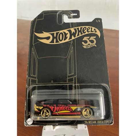 Jual Hot Wheels 55th Anniversary Nissan 180sx Type X Regular Card Shopee Indonesia