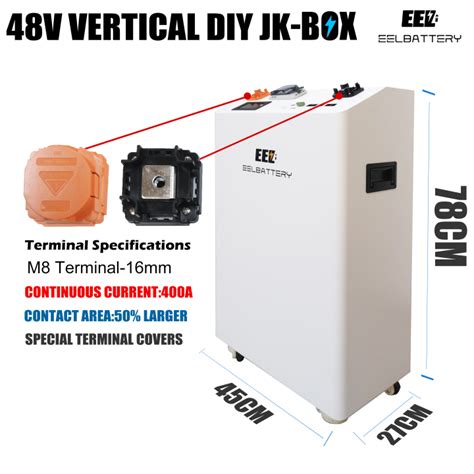 Eel 48v Vertical Diy Battery Box Built In Jk Bms Inverter 2a Balance