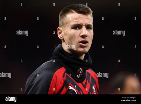 Milano Italy 02nd Dec 2023 Francesco Camarda Of Ac Milan During