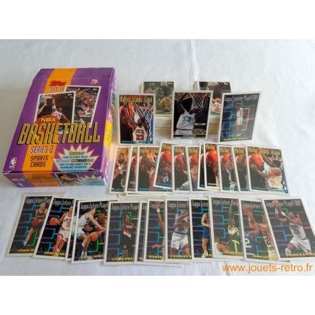 Set cartes NBA Topps 1993 94 série 2 boite