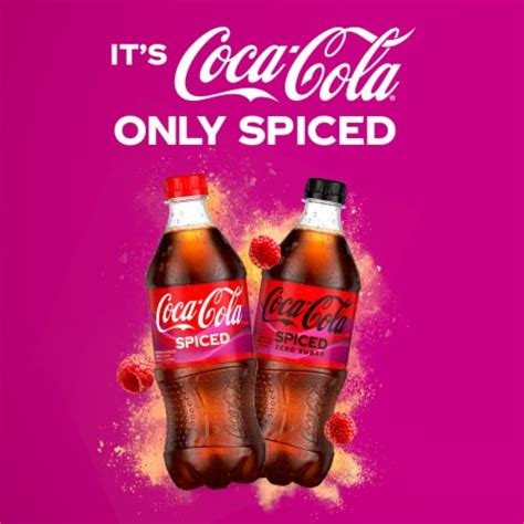 Coca Cola Spiced Raspberry Soda Bottle Fl Oz Smiths Food And Drug