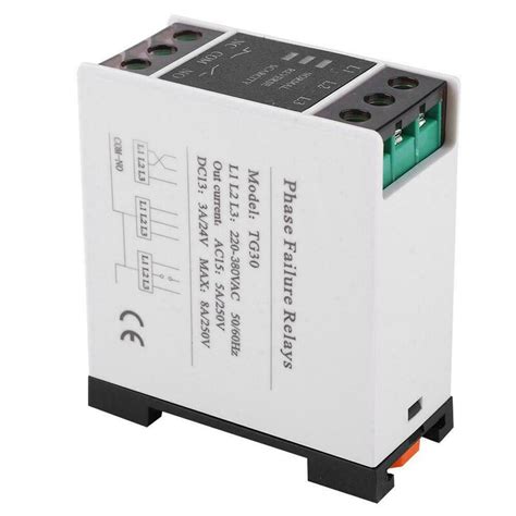 TG30 3 Phase Phase Failure Loss Sequence Relay Electronic Protection