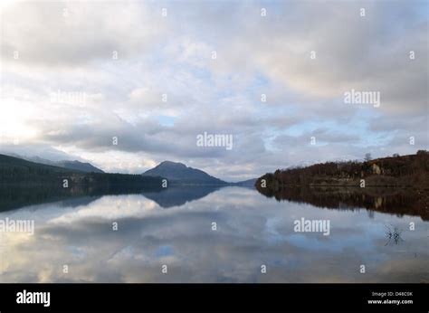 Loch Laggan - Monarch of the Glen Country Stock Photo - Alamy