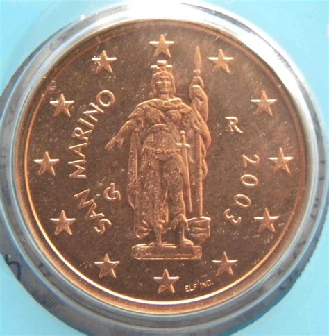 San Marino Cent Coin Euro Coins Tv The Online Eurocoins