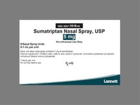 Sumatriptan Sol Mg Ns Cl X Toprx Home National Pharmacy