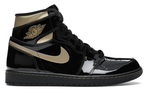 Jordan 1 Retro High Black Metallic Gold (2020) Men's - 555088-032 - US