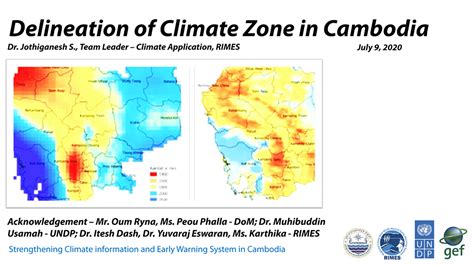 PowerPoint: Delineation of climate zones in Cambodia, July 2020 | UNDP ...