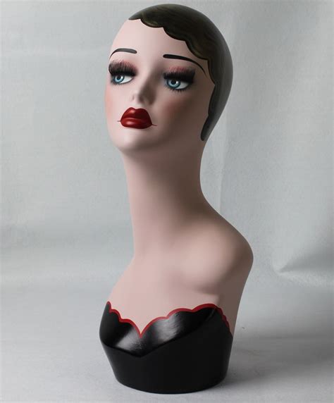 Hand Painted Mannequin Head For Hat Wig And Collection Etsy