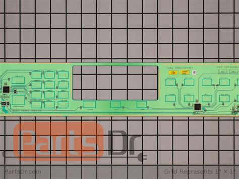 Ebr80089901 Lg Range Touchpadcontrol Panel Parts Dr