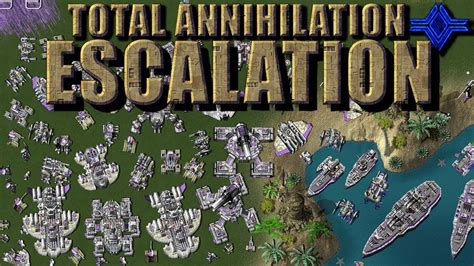 Total Annihilation Escalation Arm T Units Youtube