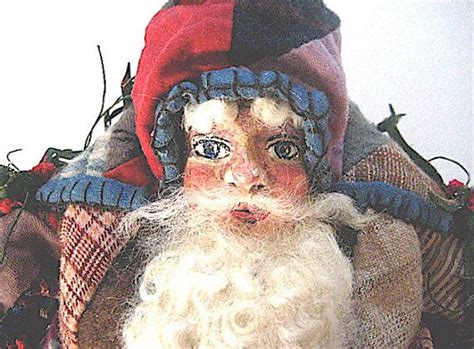 Santa Ooak Primitive Folk Art Santa American Santa Original Design