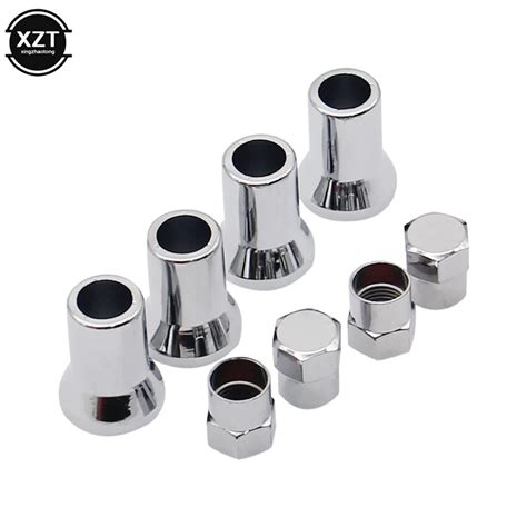 Pcs Set Tr Chrome Car Truck Tire Wheel Tyre Valve Stem Hex Caps