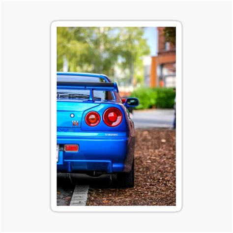 Nissan Skyline R Gtr Sticker For Sale By Jeffreding Redbubble