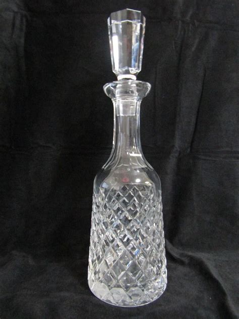 Vintage Waterford Alana Cut Crystal Decanter With Stopper Ebay