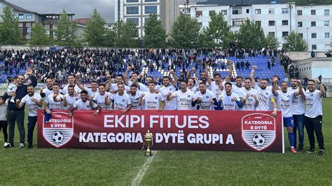 Kategoria e Dytë Valbona shpallet ekipi fitues i Grupit A FSHF