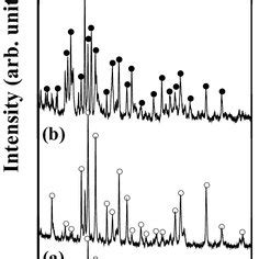 XRD patterns of the SrAlxOy Eu² Dy³ phosphor powders with different