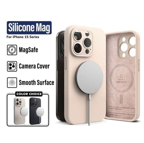 Promo Case Iphone 15 Pro Max Plus Ringke Silicone Magnetic Magsafe