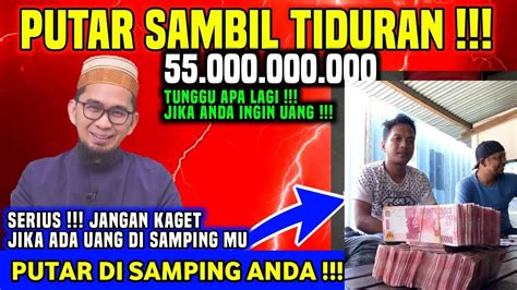 PUTAR SAMBIL TIDURAN 15 MENIT Saja Uang Datang Sendiri Kerumah Mu