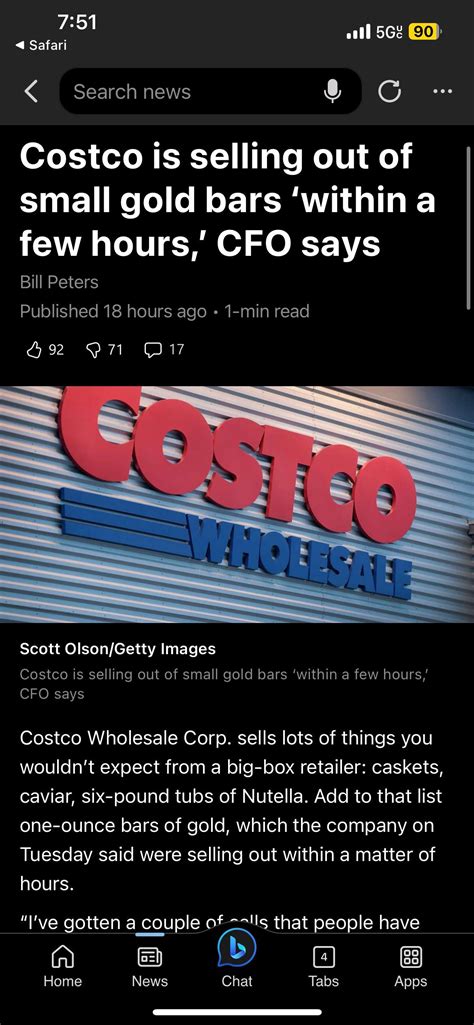 Nice to know Costco sells gold bars : r/Gold