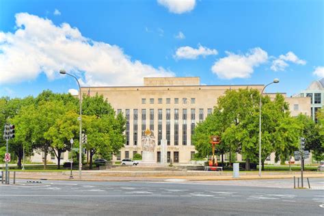 Washington, USA, US District Court. Stock Image - Image of landmark ...