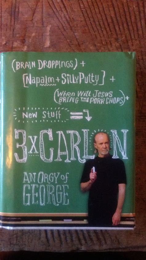 3xCarlin: George Carlin | Book humor, George carlin, Wit and wisdom