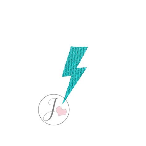 Lightning Bolt Embroidery Design Machine Embroidery Designs Etsy