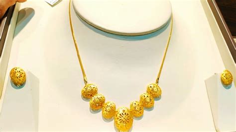 Tanishq Gold Necklace Collection Lightweight Youtube