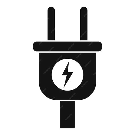 Premium Vector Electric Plug Icon Simple Illustration Of Electric