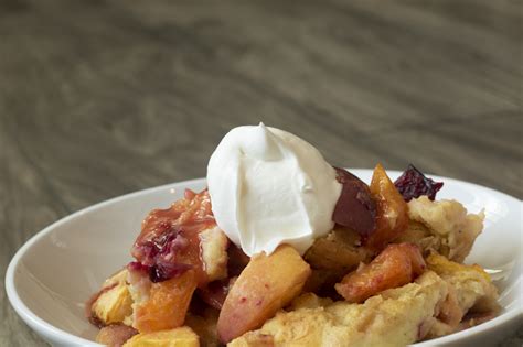 Stone Fruit Bread Pudding Chef Shamy