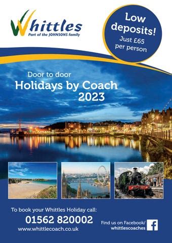 Whittles Coaches 2023 Holidays Brochure by Johnsons Coaches - Issuu