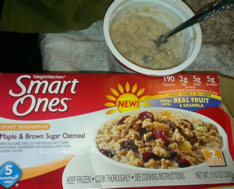 smart ones maple and brown sugar oatmeal