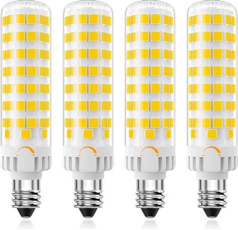 E11 LED Bulb Dimmable, JDE11 120V 100W Halogen Equivalent, T3/T4 Mini ...