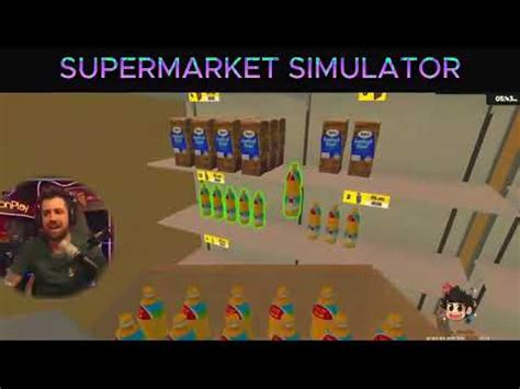 AURON JUEGA A SUPERMARKET SIMULATOR YouTube