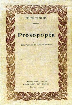 Prosopopeia - Bento Teixeira | Barroco, Literatura