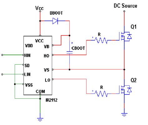 Conventional Half Bridge Inverters With The Ir2112 Driver Circuit