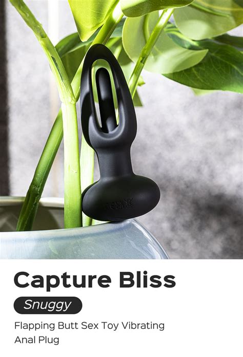 SNUGGY Flapping Butt Sex Toy Vibrating Anal Plug Honey Play Box