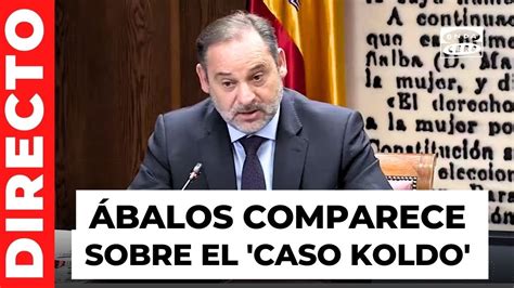 En Directo Ábalos Comparece En La Comisión De Investigación Del