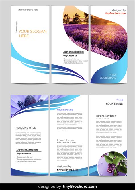 Tri Fold Brochure Template Google Slides | Graphic Design Pertaining To ...