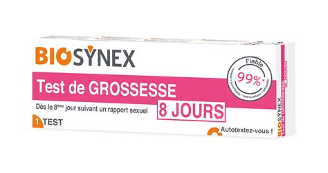 Test De Grossesse 8 Jours Biosynex