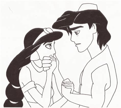 Aladdin and Jasmine by uzukiel on DeviantArt