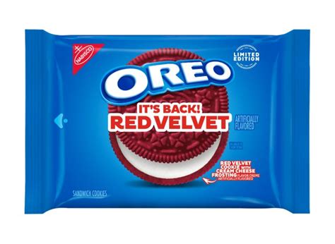 Oreo Is Bringing Back Its Red Velvet Flavor