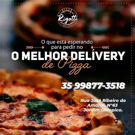 Menu Em Pizza Rigotti Delivery Restaurante Pouso Alegre