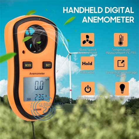 Jual Benetech Gm Digital Anemometer Wind Speed Air Temperature